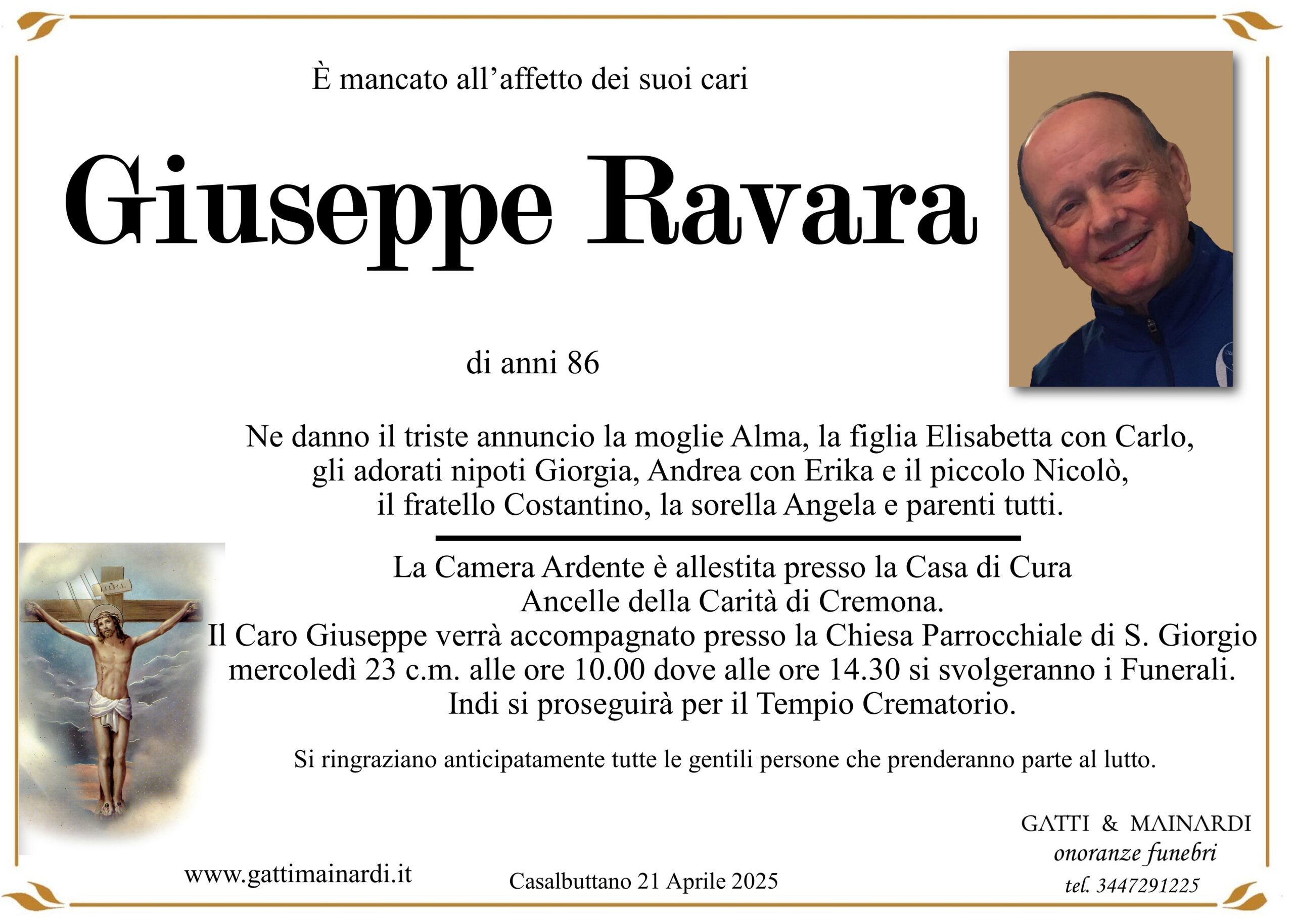 GIUSEPPE RAVARA