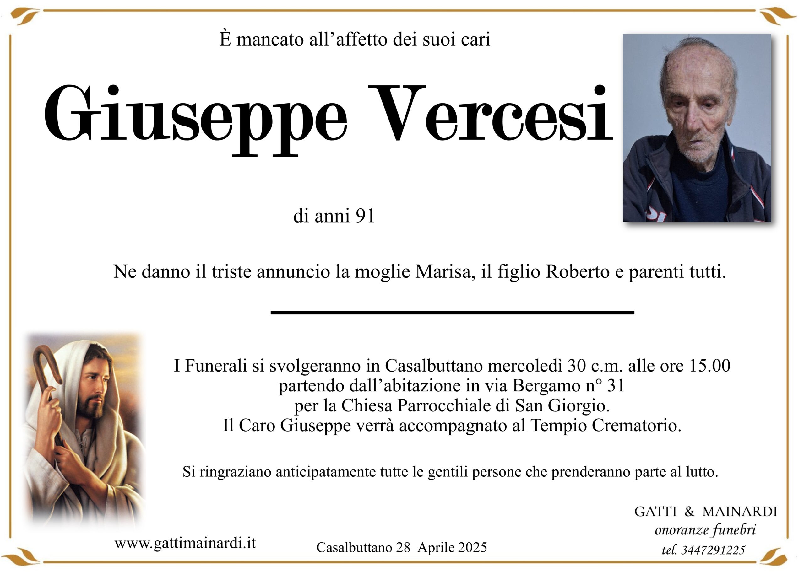 GIUSEPPE VERCESI