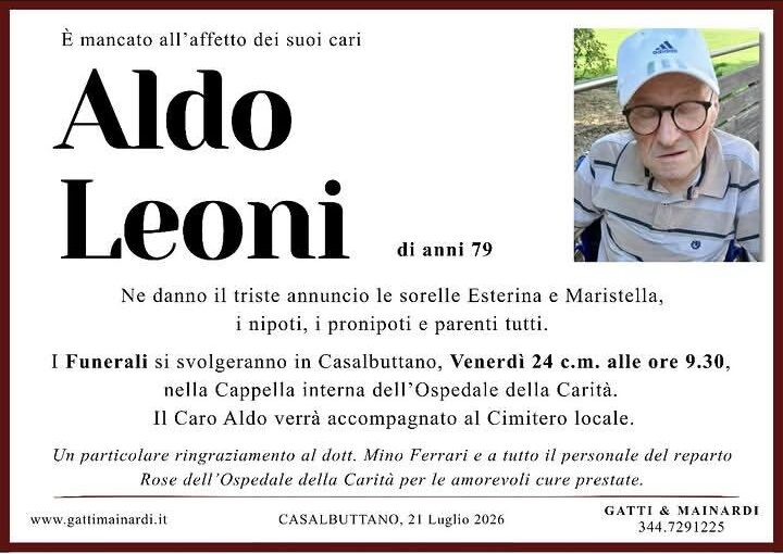ALDO LEONI