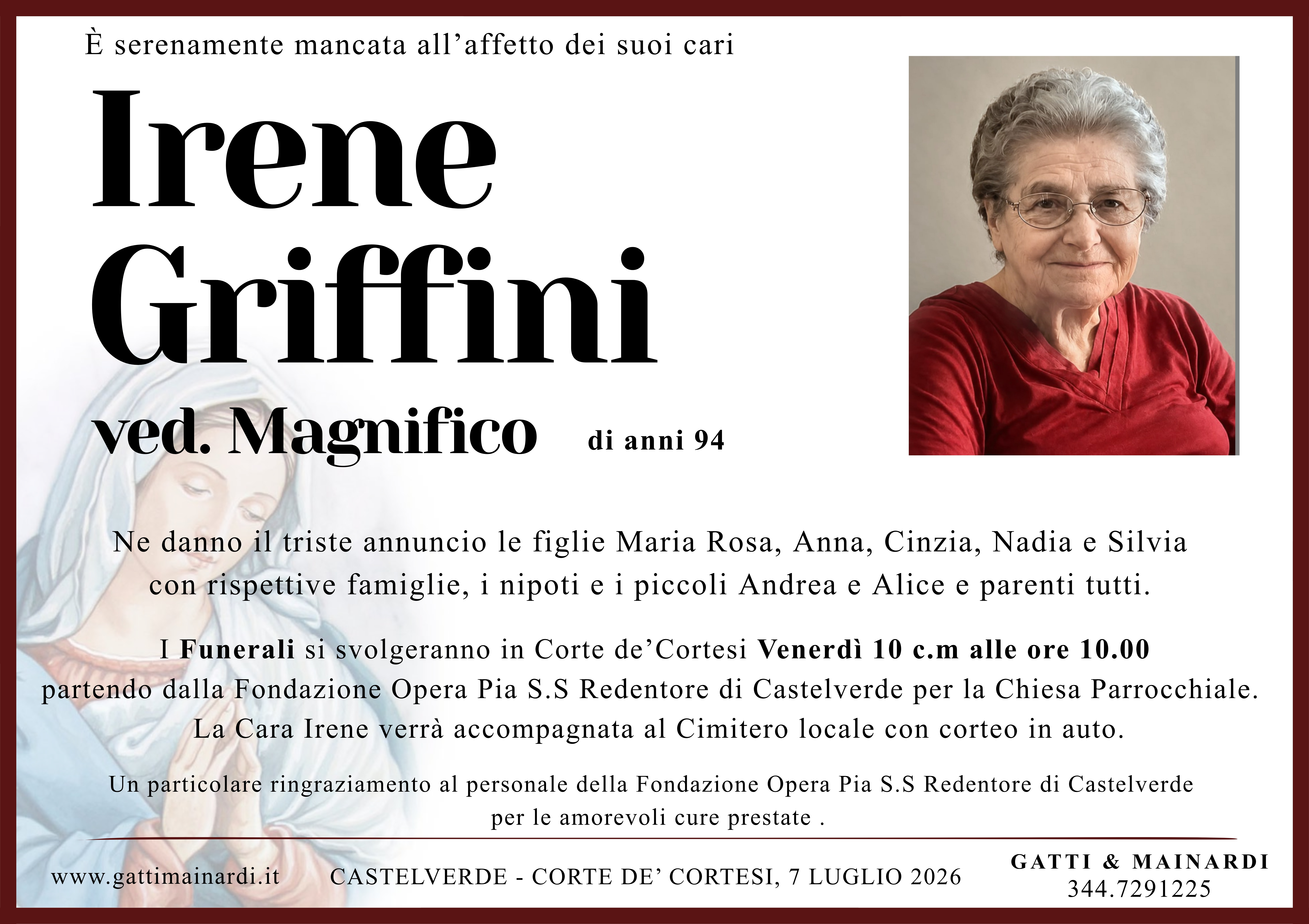 IRENE GRIFFINI