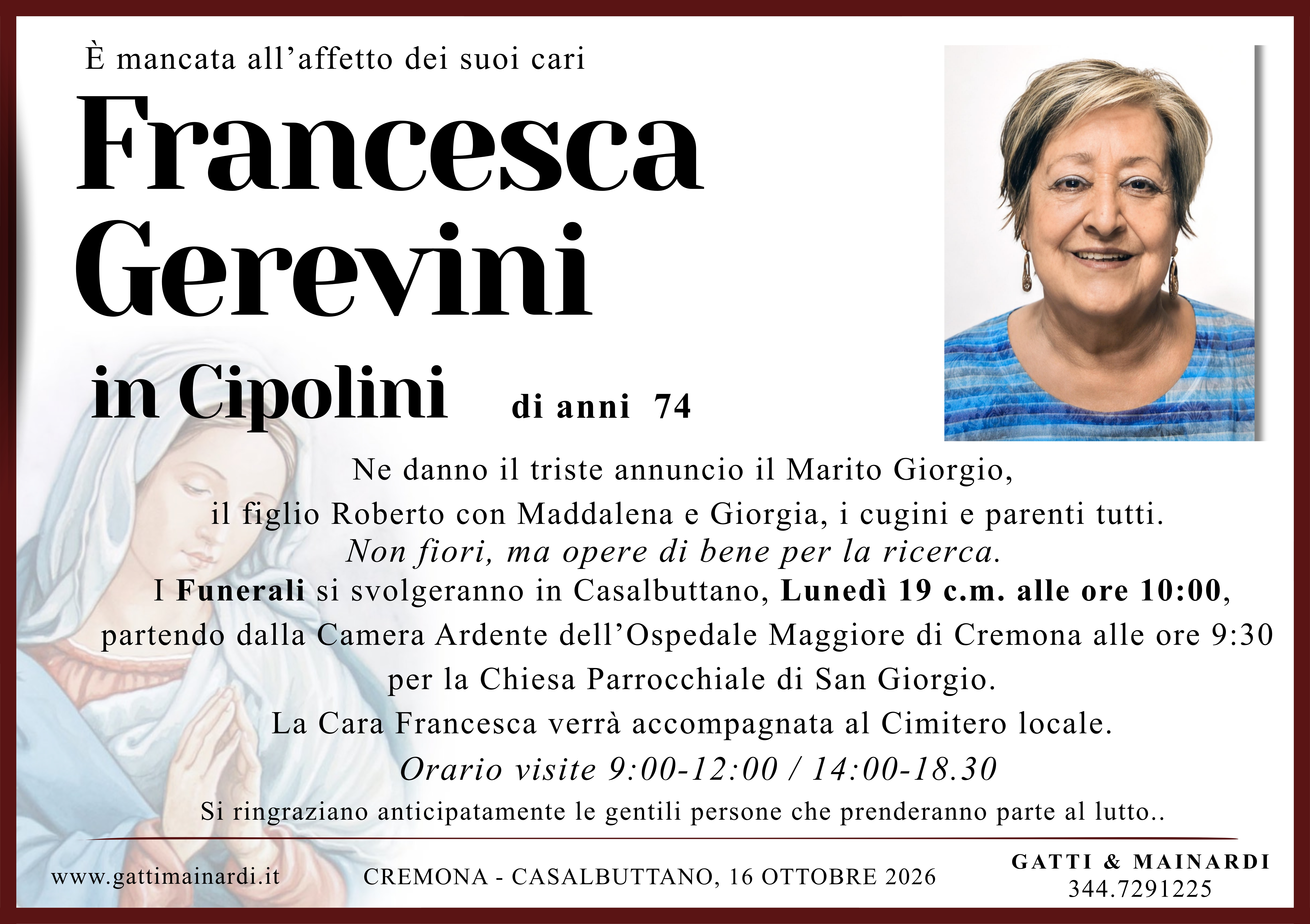 FRANCESCA GEREVINI