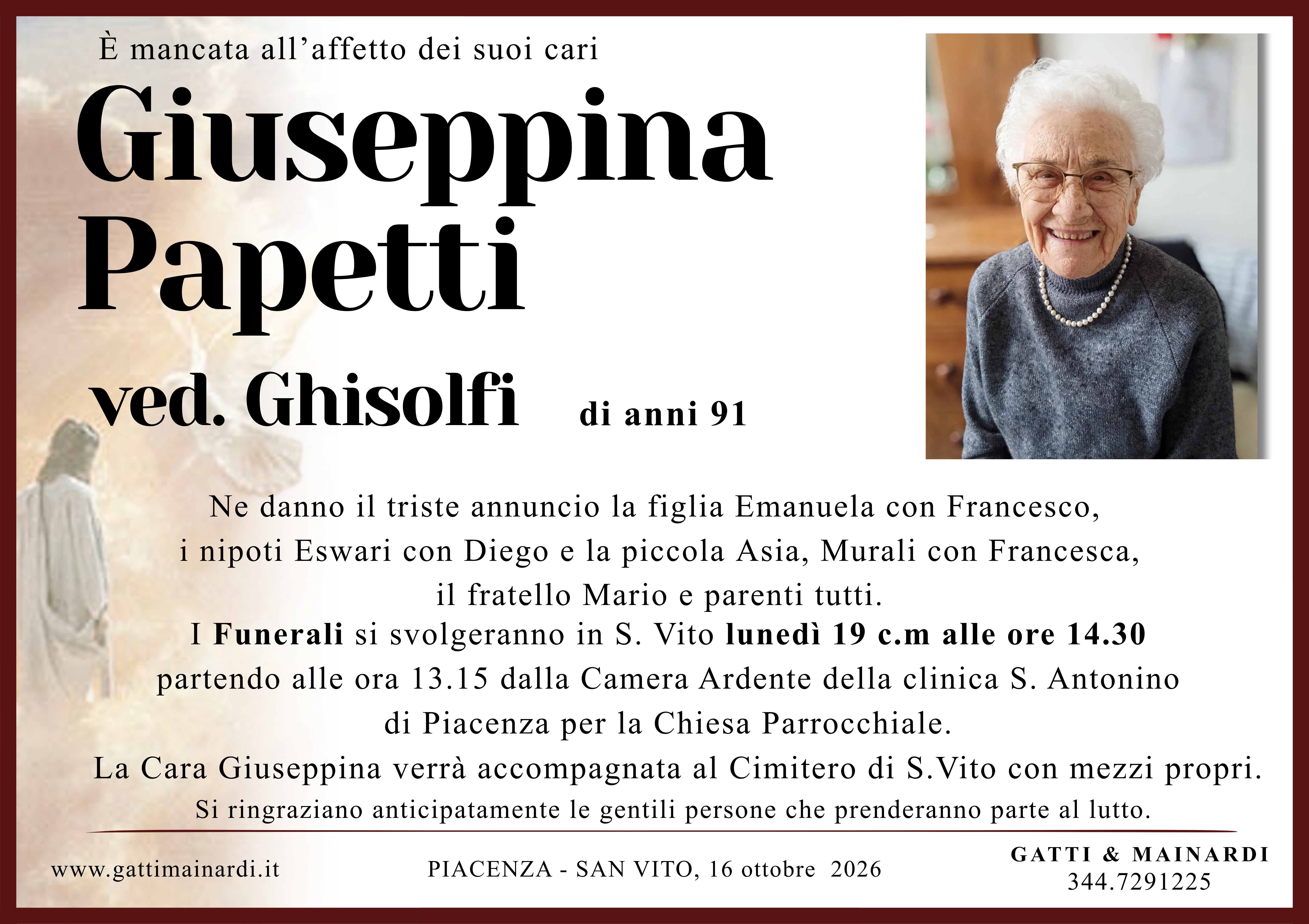 GIUSEPPINA PAPETTI